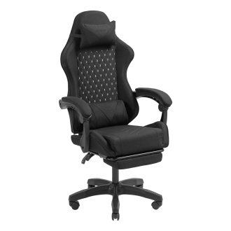 SILLA GAMER MARS GAMING MGCXFGRB NEGRA RECLINABLE REPOSABRAZOS AJUSTABLE REPOSAPIES COJINES ACABADO