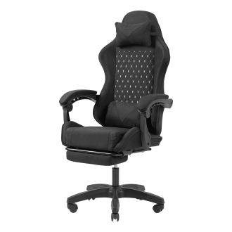 SILLA GAMER MARS GAMING MGCXFGRB NEGRA RECLINABLE REPOSABRAZOS AJUSTABLE REPOSAPIES COJINES ACABADO