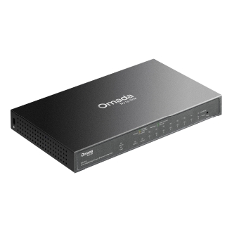 TP-Link Omada ES210GP switch Gestionado L2 Gigabit Ethernet (10/100/1000) Energía sobre Ethernet (PoE) DIN rail Negro