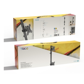 Soporte de mesa Tooq 2x pantallas 17" a 32" db1233tnv-b negro