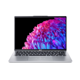 Acer Swift SFG14-73-720G Intel Core Ultra 7 155H Portátil 35,6 cm (14") 2.8K 16 GB LPDDR5x-SDRAM 512 GB SSD Wi-Fi 6 (802.11ax) Windows 11 Home Plata