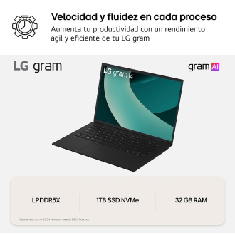 LG GRAM U7-255H 17" 32GB 1TB FreeDOS