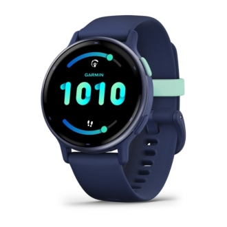 Garmin Vivoactive 5 3,05 cm (1.2") AMOLED 42 mm Digital 390 x 390 Pixeles Pantalla táctil Azul Wifi GPS (satélite)