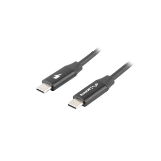 Lanberg CA-CMCM-40CU-0005-BK cable USB USB 2.0 0,5 m USB C Negro