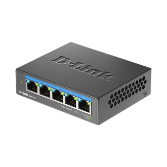 Switch DLINK DMS-105 5P Multigigabit 2,5G Metalico Sobremesa 