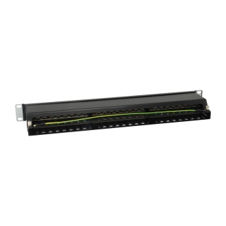 PATCH PANEL 48 PUERTOS CATEGORIA 6 APANTALLADO  1U COLOR NEGRO EQUIP 326449