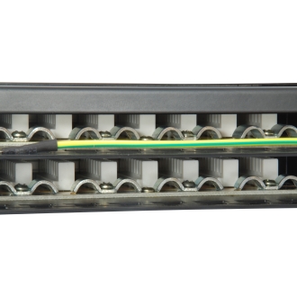 PATCH PANEL 48 PUERTOS CATEGORIA 6 APANTALLADO  1U COLOR NEGRO EQUIP 326449