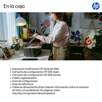Multifunción HP Deskjet 2910 wifi A4