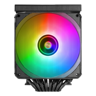 VENTILADOR CON DISIPADOR DE CPU MARS GAMING MCPULCDPRO TDP 380W DOBLE TORRE LCD ARGB NEGRO