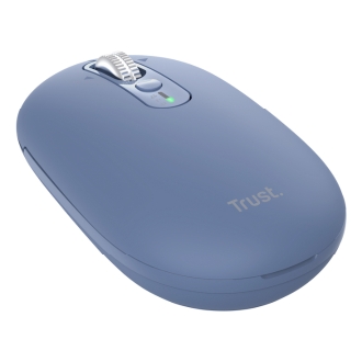 RATON INALAMBRICO TRUST SERON HYPSCROLL SLIM 400-2400DPI 6 BOTONES RECARGABLE FSC GRS AZUL