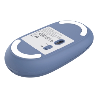 RATON INALAMBRICO TRUST SERON HYPSCROLL SLIM 400-2400DPI 6 BOTONES RECARGABLE FSC GRS AZUL