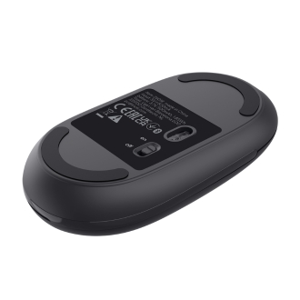 RATON INALAMBRICO TRUST SERON HYPSCROLL SLIM 400-2400DPI 6 BOTONES RECARGABLE FSC GRS NEGRO