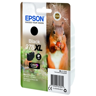 Cartucho Epson 378XL Negro Original Claria Photo