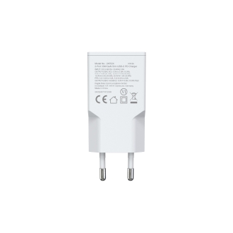 Cargador USB-C EQUIP 245524 GAN 30W 2xUSB-C PD slim blanco