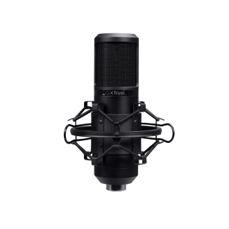 MICROFONO TRUST USB GXT 269 EMITA II CARDIOIDE SOPORTE METAL ANTIVIBRACION MUTE NEGRO