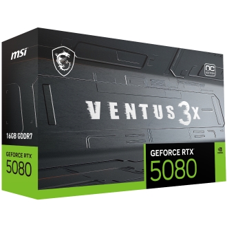 Tarjeta grafica MSI Ventus RTX 5080 16GB 3X OC GDDR7