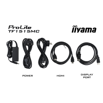 Monitor iiyama ProLite TF1515MC-B2 15" táctil 1024 x 768 Pixeles Negro Multi-touch