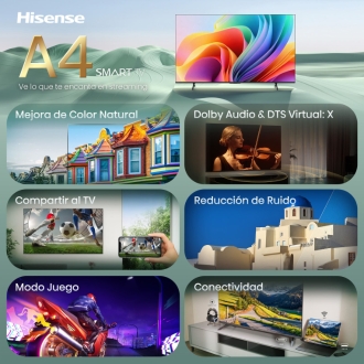 TV HISENSE 32 32A4S HD SMART TV DOLBY AUDIO