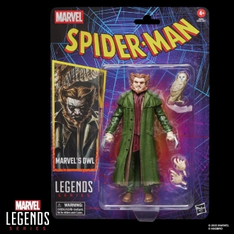 Figura hasbro marvel legends series spider - man marvel's owl