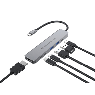 Docking USB-C Conceptronic DONN33G 1xHDMI 1xUSB-C PD 100W 2xUSB-A 3.0 2xUSB-C