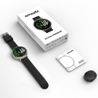 SMARTWATCH AMAZFIT ACTIVE 3 PREMIUM NFC APEX SILVER