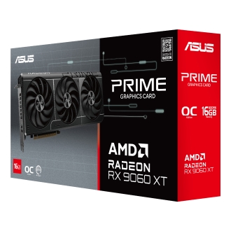 Tarjeta gráfica Asus Prime Rx 9060 Xt Oc Edition 16GB GDDR6 2xDP 1xHDMI Cuda 2048 128bit Triple Fan