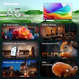 TV HISENSE 32 32A5S FHD QLED SMART TV DOLBY ATMOS