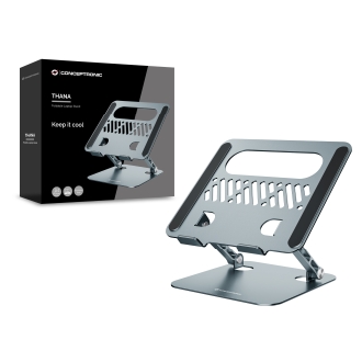 SOPORTE DE PORTATIL PLEGABLE CONCEPTRONIC THANA10G CON ALTURA AJUSTABLE