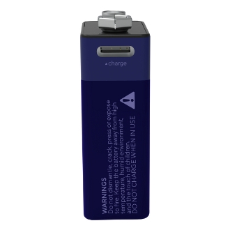 PILAS 9V RECARGABLE TRUST 25745 9V BLISTER 1 UNIDAD USB-C (ECOTASAS INCLUIDAS)