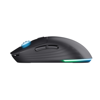 Ratón inalámbrico Trust gaming RGB GXT 927 Redex+ 25.600 DPI ajustable 6 botones