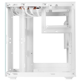 Caja mATX Mars Gaming MC-CUBEW GPU MAX 260mm Cubo Panoramico ARGB USB-C Blanco