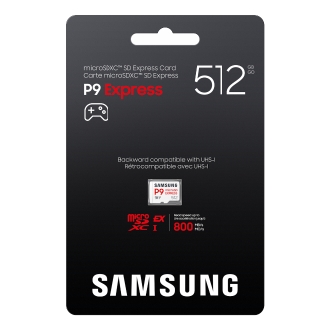 Memoria microSD 512GB Samsung SDXC P9 Express CLASE V30 con adaptador