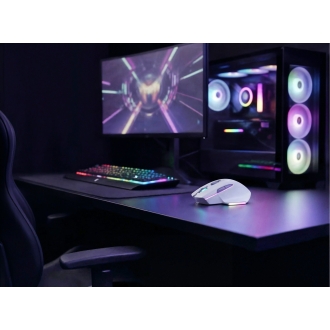 Ratón inalámbrico MARS GAMING bluetooth MMW-VECTOR TRI-MODE 2.4G GHz BT 5.4 USB-C 7 BOTONES 12000 DPI