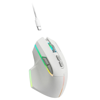 Ratón inalámbrico MARS GAMING bluetooth MMW-VECTOR TRI-MODE 2.4G GHz BT 5.4 USB-C 7 BOTONES 12000 DPI