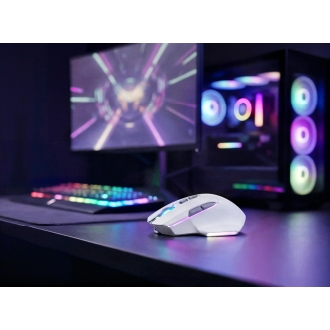 Ratón inalámbrico MARS GAMING bluetooth MMW-VECTOR TRI-MODE 2.4G GHz BT 5.4 USB-C 7 BOTONES 12000 DPI