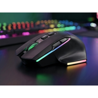 Ratón inalámbrico MARS GAMING bluetooth MMW-VECTOR TRI-MODE 2.4G GHz BT 5.4 USB-C 7 BOTONES 12000 DPI