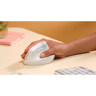 RATON INALAMBRICO LOGITECH BLUETOOTH ERGO LIFT 4000 DPI VERTICAL BLANCO