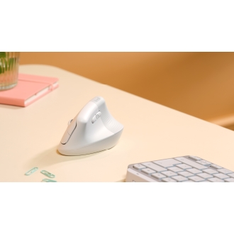 RATON INALAMBRICO LOGITECH BLUETOOTH ERGO LIFT 4000 DPI VERTICAL BLANCO
