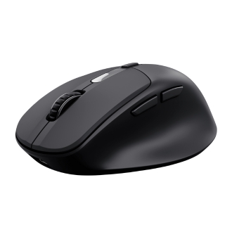 RATON INALAMBRICO TRUST ZEVO BT/2.4GHZ 6 BOTONES 1200-3200DPI RECARGABLE NEGRO