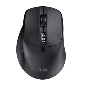 RATON INALAMBRICO TRUST ZEVO BT/2.4GHZ 6 BOTONES 1200-3200DPI RECARGABLE NEGRO