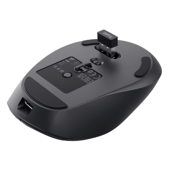 RATON INALAMBRICO TRUST ZEVO BT/2.4GHZ 6 BOTONES 1200-3200DPI RECARGABLE NEGRO