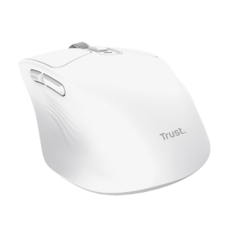 RATON INALAMBRICO TRUST NIVEN BT/2.4GHZ 7 BOTONES 800-3200DPI RECARGABLE BLANCO