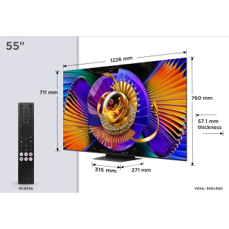 TV TCL 55 55C7L UHD SQDMINILED GOOGLETV 144HZ B&O
