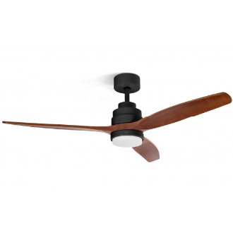 VENTILADOR TECHO UFESA NEPAL NEGRO/ROBLE 132CM LED