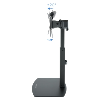 SOPORTE MESA DB1732TN-B GIRA INCLI 1 BRAZO 17-32, NEGRO