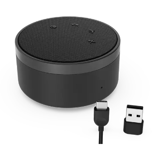 Altavoz con micrófono conferencias Lenovo 4XD1C82055 USB-C/A Negro