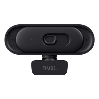 WEBCAM TRUST TOMAR 2K QHD 2560X1440 30FPS FOV 76 GRADOS PRIVACIDAD USB-A USB-C NEGRO