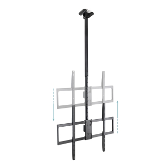 SOPORTE TECHO TOOQ LPCE11100TSLI-B 50-100" GIRATORIO INCLINABLE EXTENSIBLE NEGRO