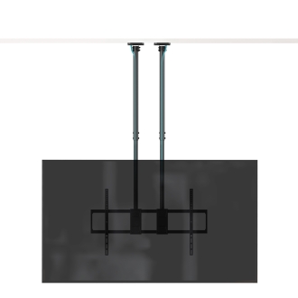 SOPORTE TECHO DOBLE MASTIL TOOQ LPCE11120TSLI-B 60-120" NEGRO