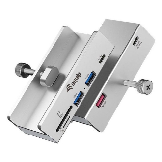 HUB USB-C EQUIP 128968 A 2xUSB-A 1xUSB-C 1xSD 1xTF CLIP AJUSTABLE